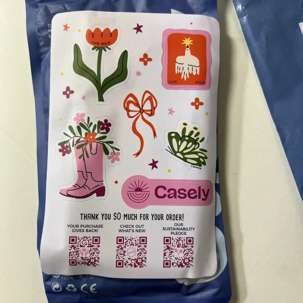 Casely Floral Pastel Garden Sunday Best iPhone 16Class -CL- Magsafe Case New